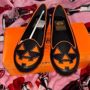 Halloween Edition Black and Orange Flats